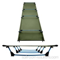 Hifashion Portable Ultralight Folding Camp Hunting Camping Cot Breathable Waterproof Map Beach Bed Sunbathing HFON